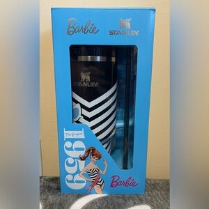 NEW 40 oz Stanley x Barbie Black and White Quencher H2.0 Tumbler